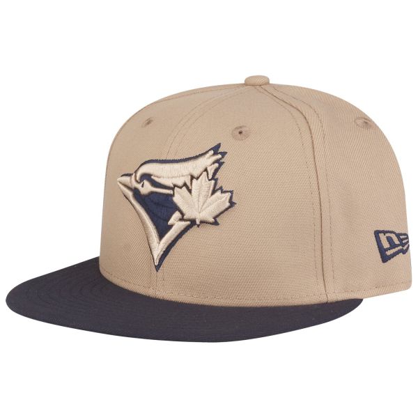 New Era 9Fifty Snapback Cap - Toronto Blue Jays camel navy