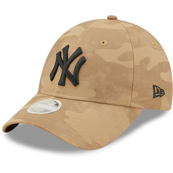 New Era 9Forty Damen Cap - New York Yankees camel beige camo