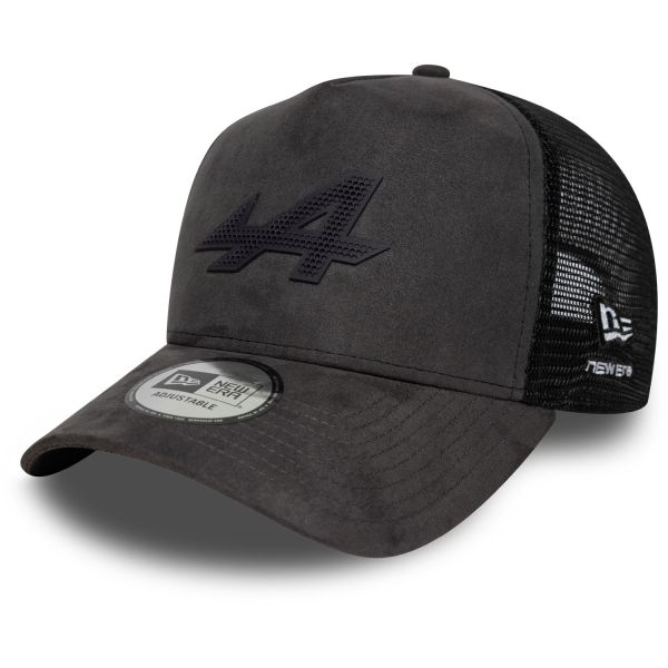 New Era Snapback Trucker Cap - FAUX SUEDE Alpine Racing