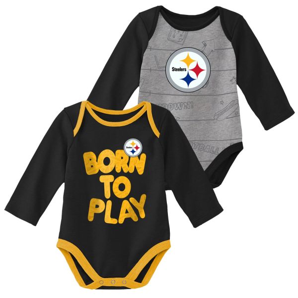 Outerstuff NFL Infant 2pcs Bodysuit-Set Pittsburgh Steelers