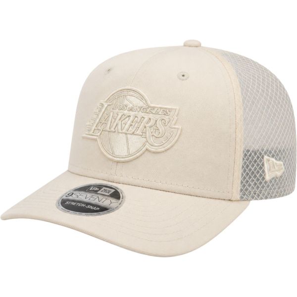 New Era 9Seventy Trucker Cap - Los Angeles Lakers beige