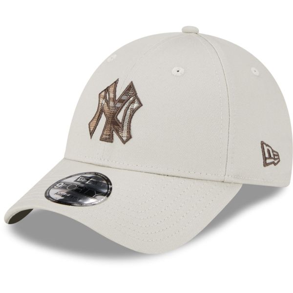 New Era 9Forty Strapback Cap - INFILL New York Yankees stone