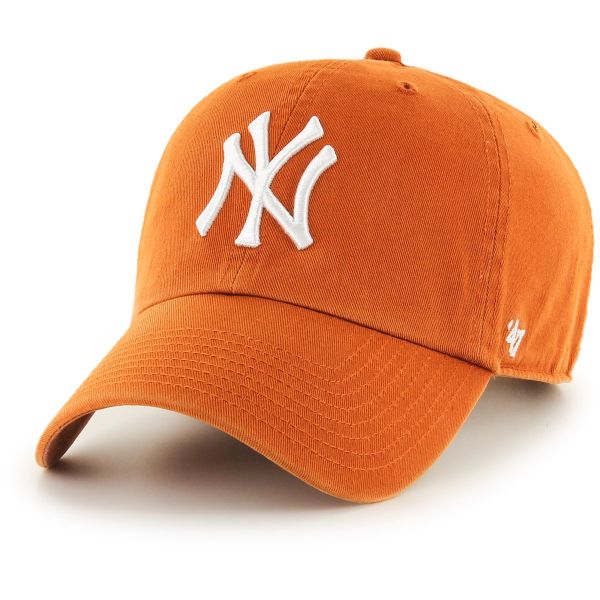 47 Brand Adjustable Cap - CLEAN UP New York Yankees orange