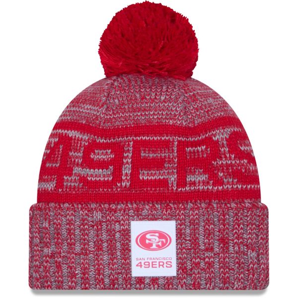 New Era Pompon Bonnet D'Hiver SIDELINE San Francisco 49ers