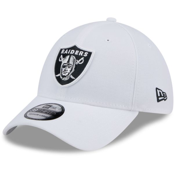 New Era 39Thirty Stretch Cap - Las Vegas Raiders weiß