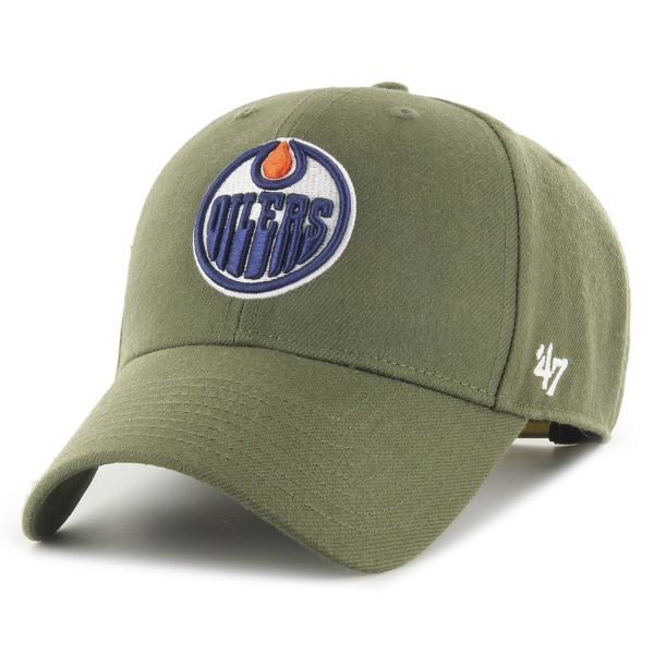47 Brand Snapback Cap - NHL Edmonton Oilers sandalwood oliv
