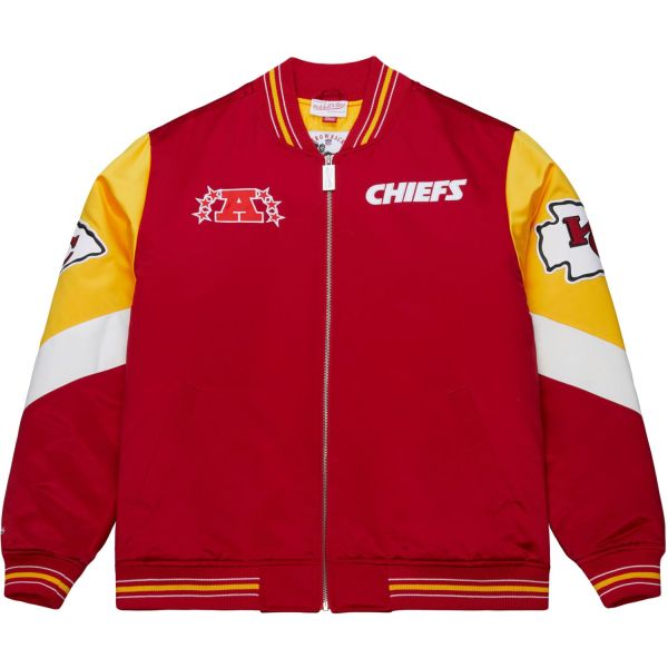 M&N Heavyweight Satin Jacke NFL Kansas City Chiefs