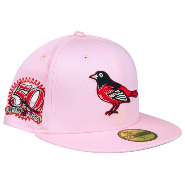 New Era 59Fifty Fitted Cap - 50TH Baltimore Orioles rosa