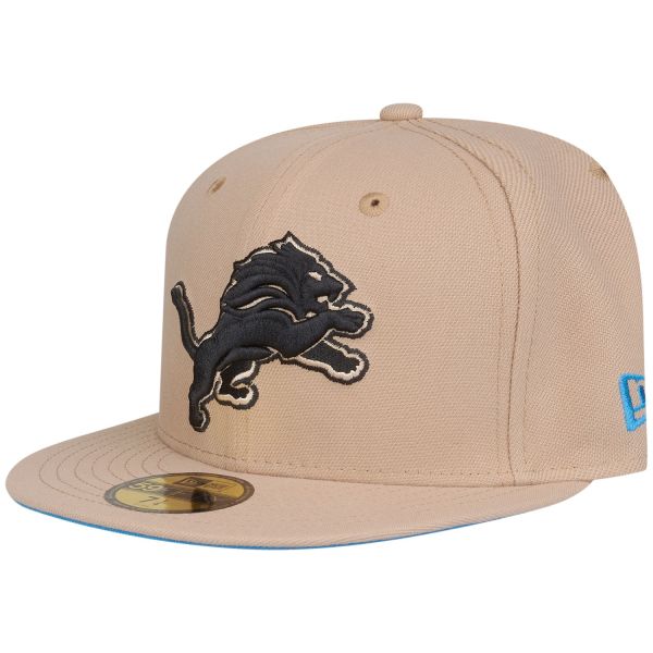 New Era 59Fifty Fitted Cap - Detroit Lions camel beige