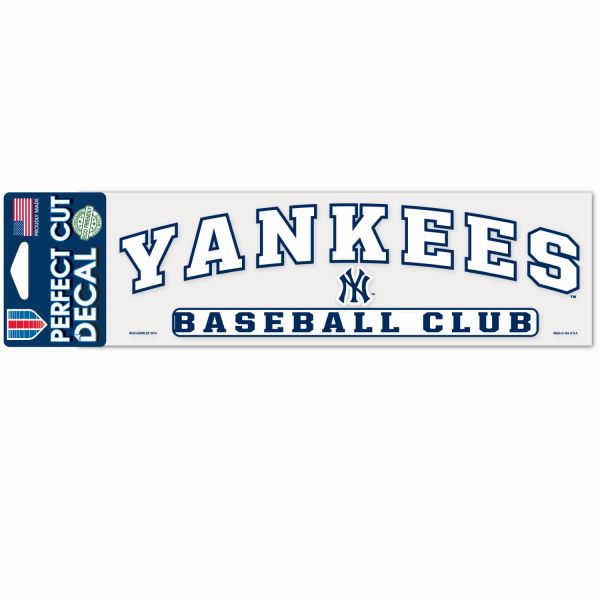 MLB Perfect Cut Aufkleber 8x25cm New York Yankees