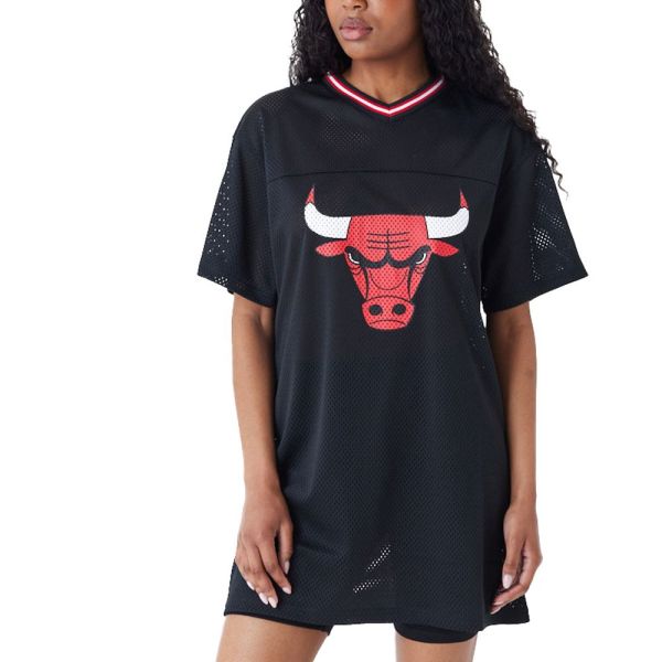 New Era Ladies Oversized Chicago Bulls Mesh Shirt