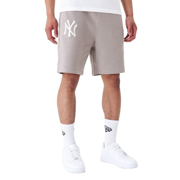 New Era French Terry Shorts New York Yankees ash brown