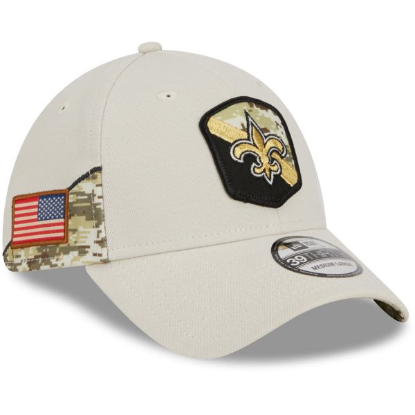 New Era 39Thirty Cap Salute to Service New Orleans Saints