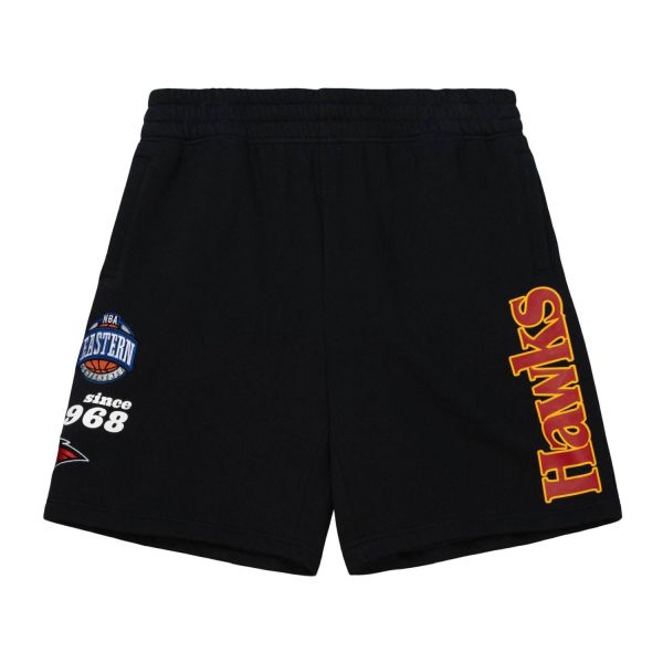 M&N NBA Fleece Shorts - TEAM ORIGINS Atlanta Hawks