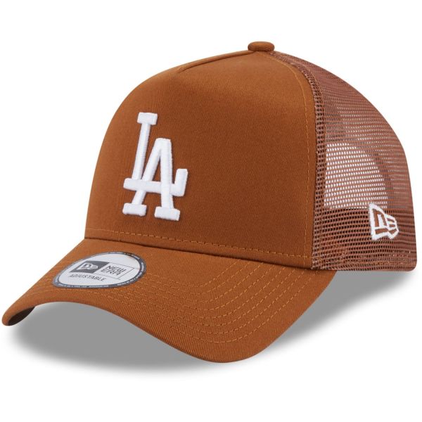 New Era Trucker Mesh Cap - Los Angeles Dodgers peanut brun