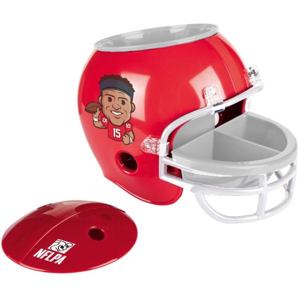 Patrick Mahomes NFLPA American Football Snack Helmet