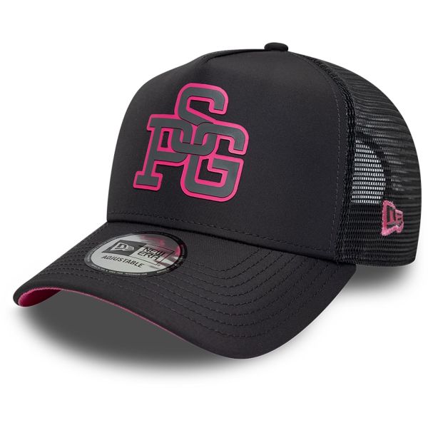 New Era A-Frame Mesh Trucker Cap - NEON Paris Saint-Germain