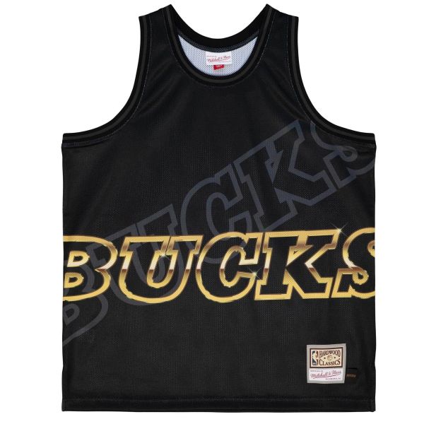 M&N Big Face 4.0 Fashion Tank Top Jersey Milwaukee Bucks