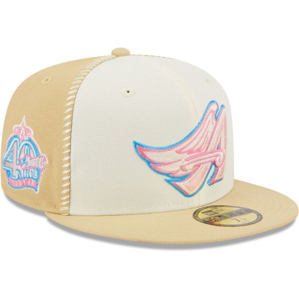 New Era 59Fifty Fitted Cap - SEAM STITCH Los Angeles Angels