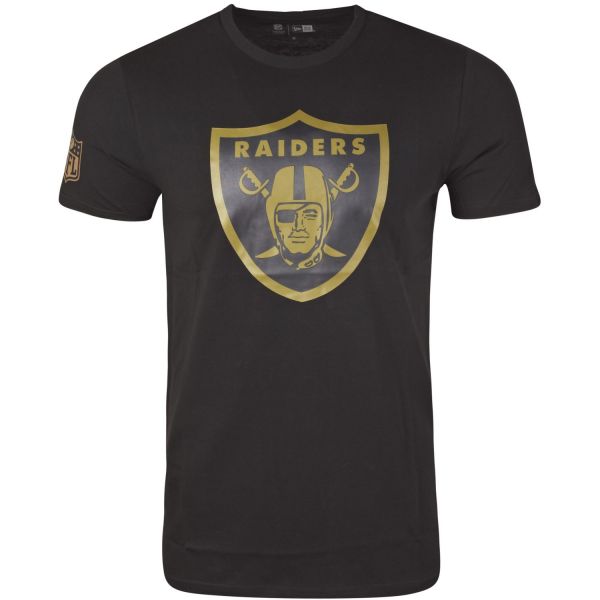 New Era Shirt - NFL Oakland Raiders black / wood camo