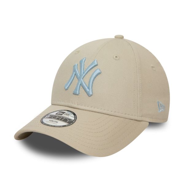 New Era 9Forty Kids Cap - New York Yankees stone / sky