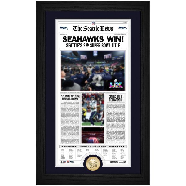 Seattle Seahawks Super Bowl LX Champions News Coin Bild