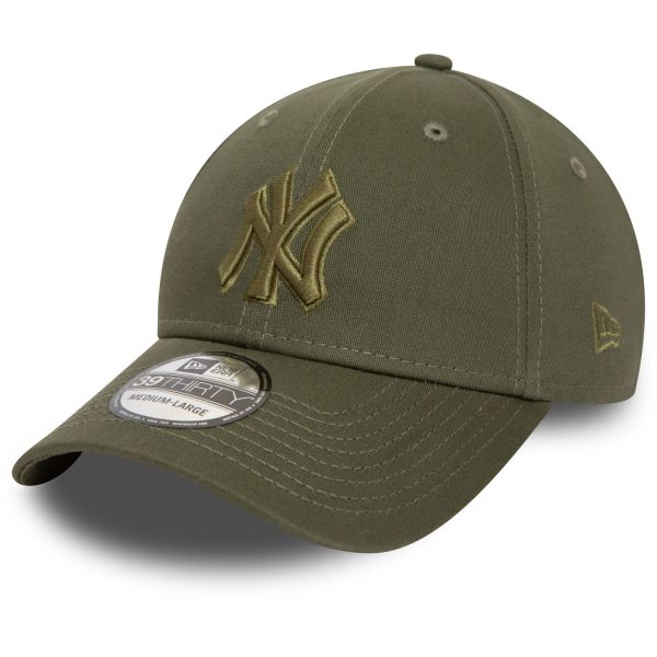 New Era 39Thirty Stretch Cap - OUTLINE NY Yankees olive