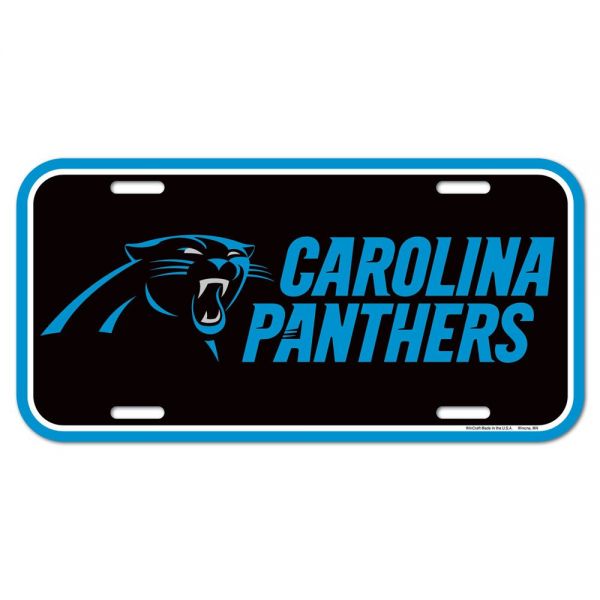Wincraft NFL License Plate Sign - Carolina Panthers