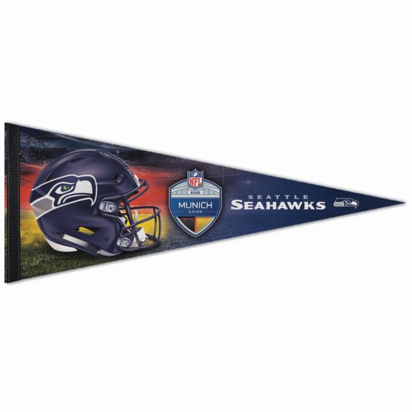 NFL Munich Game Felt Pennant 75x30cm - Seattle Seahawks