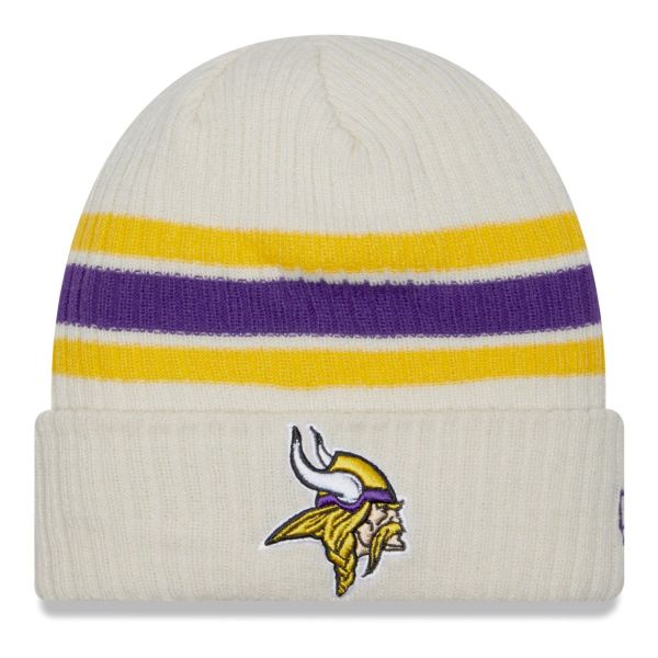New Era NBA Beanie Bonnet - VINTAGE Minnesota Vikings beige