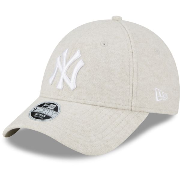 New Era 9Forty Damen Cap - FLEECE New York Yankees stone