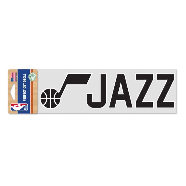 NBA Perfect Cut Aufkleber 8x25cm Utah Jazz