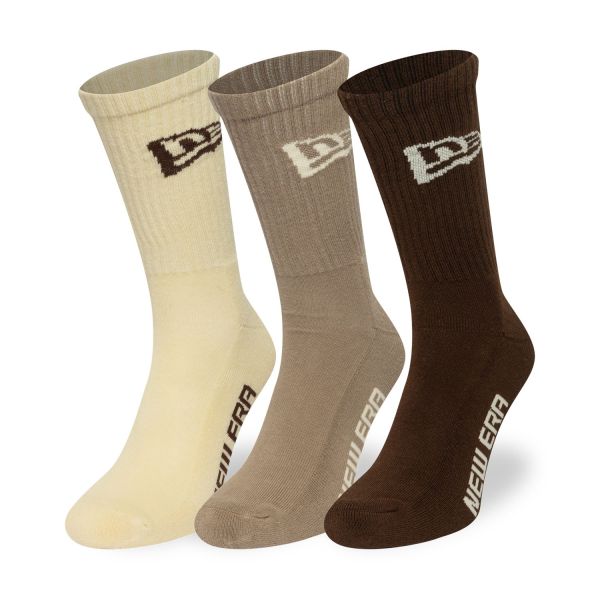 New Era Unisex Chaussettes - FLAG CREW 3-pack