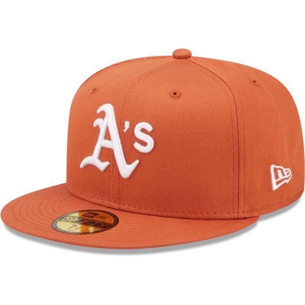 New Era 59Fifty Fitted Cap - Oakland Athletics rust orange