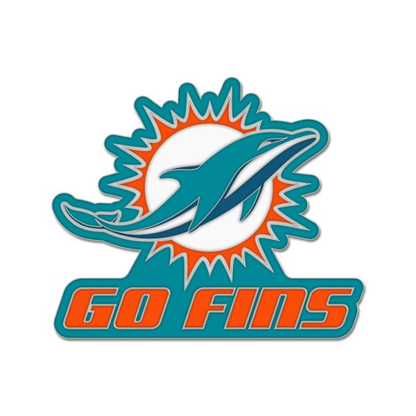 NFL Universal Bijoux Caps PIN Miami Dolphins SLOGAN