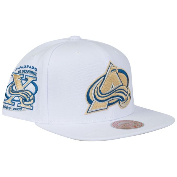 Mitchell & Ness Snapback Cap WINTER WHITE Colorado Avalanche