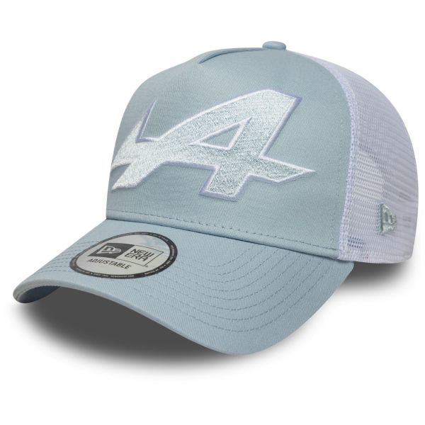 New Era A-Frame Snapback Trucker Cap - F1 Alpine sky blue