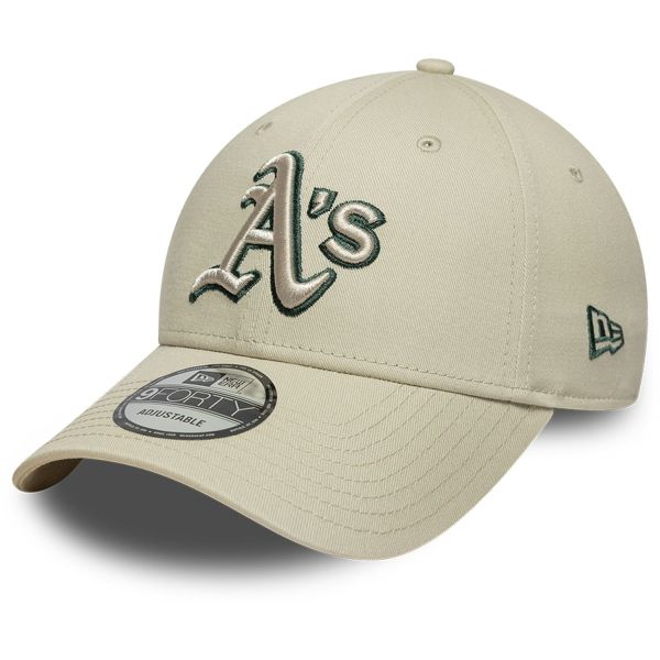 New Era 9Forty Cap - OUTLINE Oakland Athletics beige