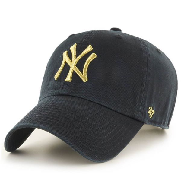 47 Brand Adjustable Cap - Metallic New York Yankees schwarz