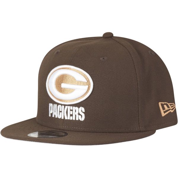 New Era 9Fifty Snapback Cap - WALNUT Green Bay Packers brown