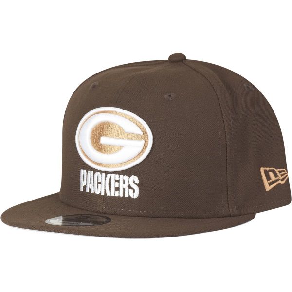 New Era 9Fifty Snapback Cap - WALNUT Green Bay Packers braun