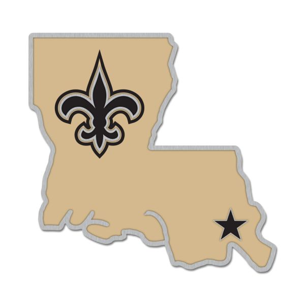 NFL Universal Bijoux Caps PIN New Orleans Saints RETRO