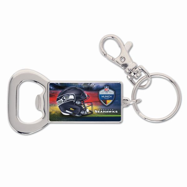 NFL MUNICH Seattle Seahawks Keychain Bottle Opener