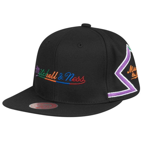 Mitchell & Ness Snapback Cap - DIAMOND SCRIPT schwarz multi