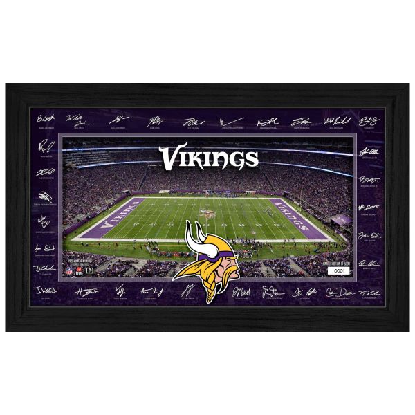 Minnesota Vikings 2025 NFL Signature Gridiron Frame