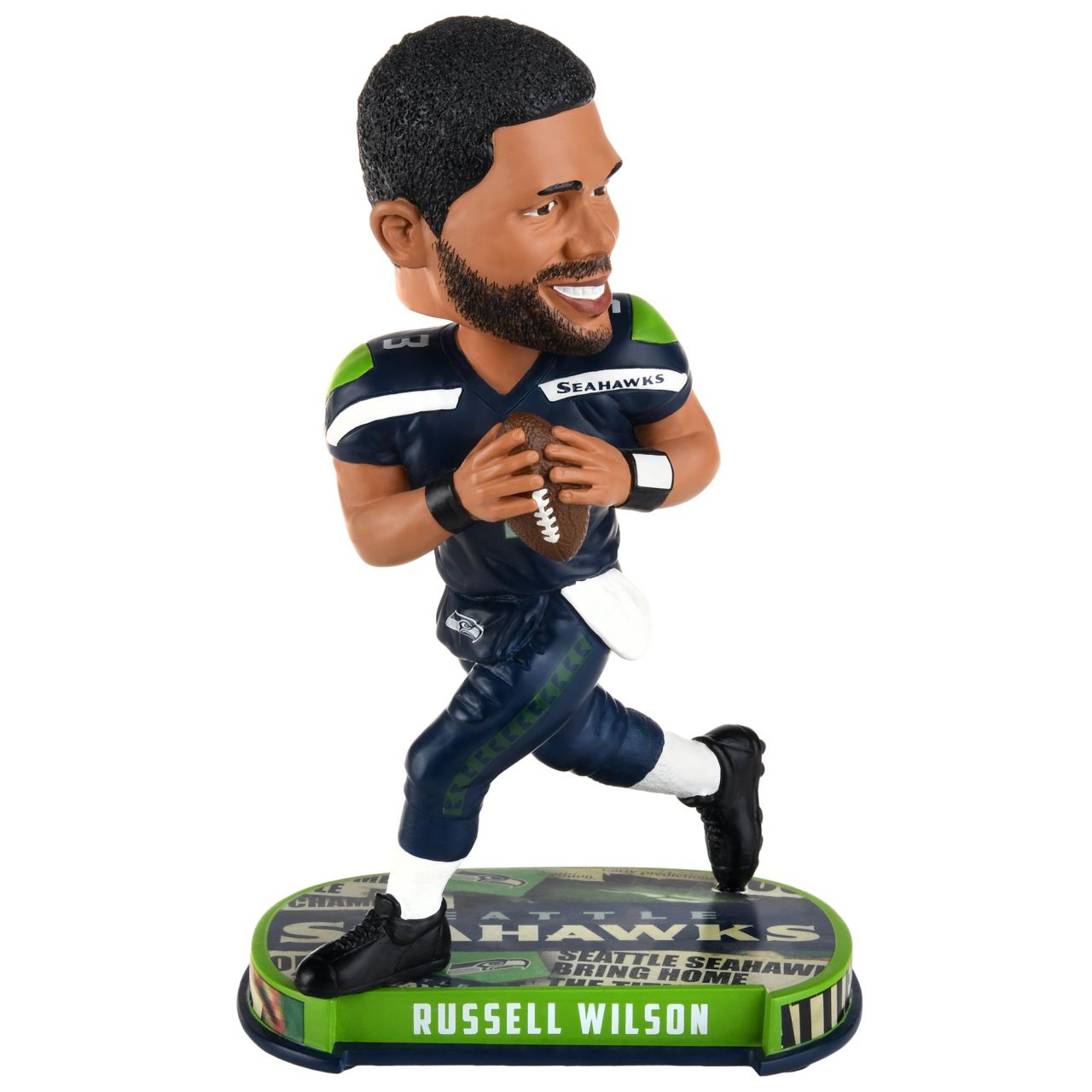 amfoo - Russell Wilson #3 Bobblehead NFL Seattle Seahawks