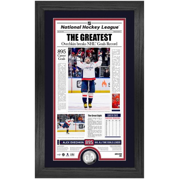 Alex Ovechkin NHL 895 Goals Record NEWS Coin Bild
