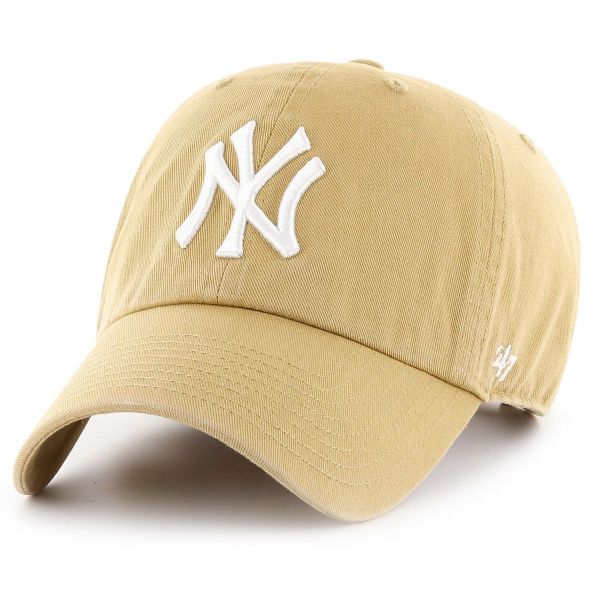 47 Brand Adjustable Cap - CLEAN UP New York Yankees old gold