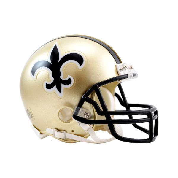 Riddell VSR4 Mini Football Helmet - New Orleans Saints 76-99