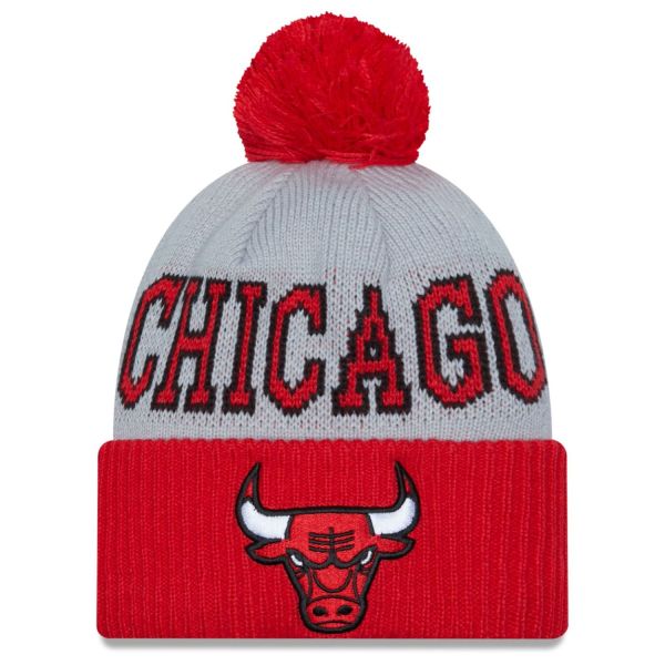 New Era Bobble Winter Mütze - NBA TIP OFF Chicago Bulls